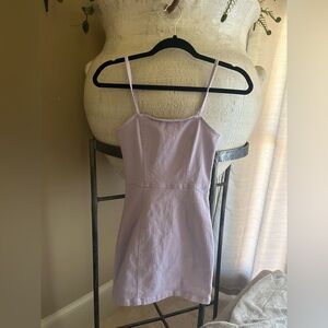 Purple denim Dress
